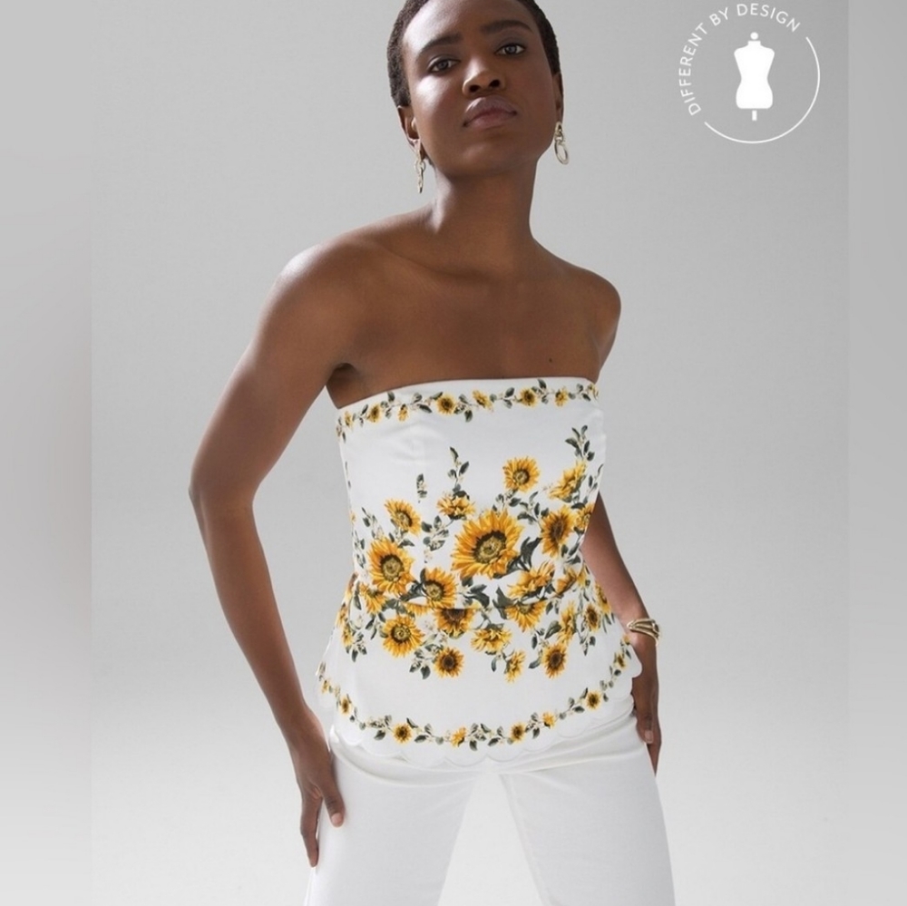 Whbm sunflower bustier